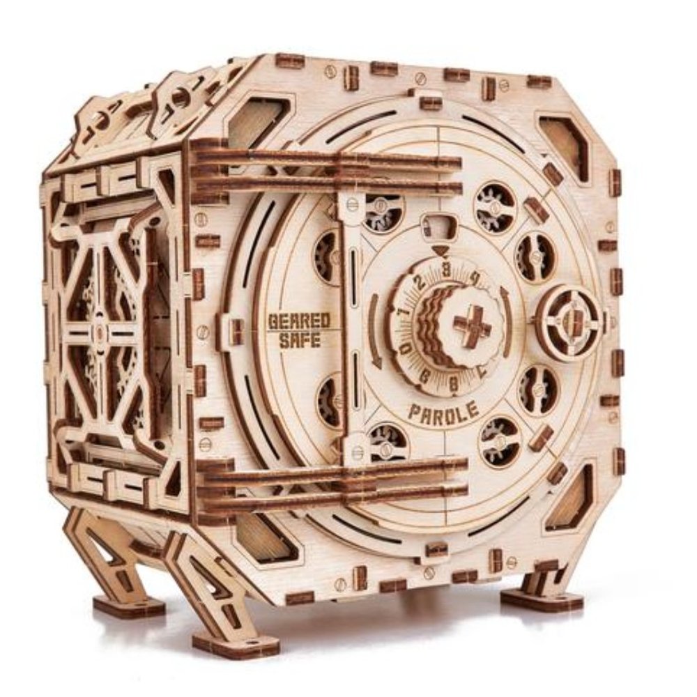 Wood Trick Geared Safe Wooden 3d Puzzle Model